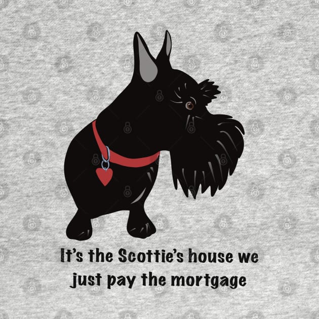 It’s the Scottie’s House We Just Pay the Mortgage by Janpaints